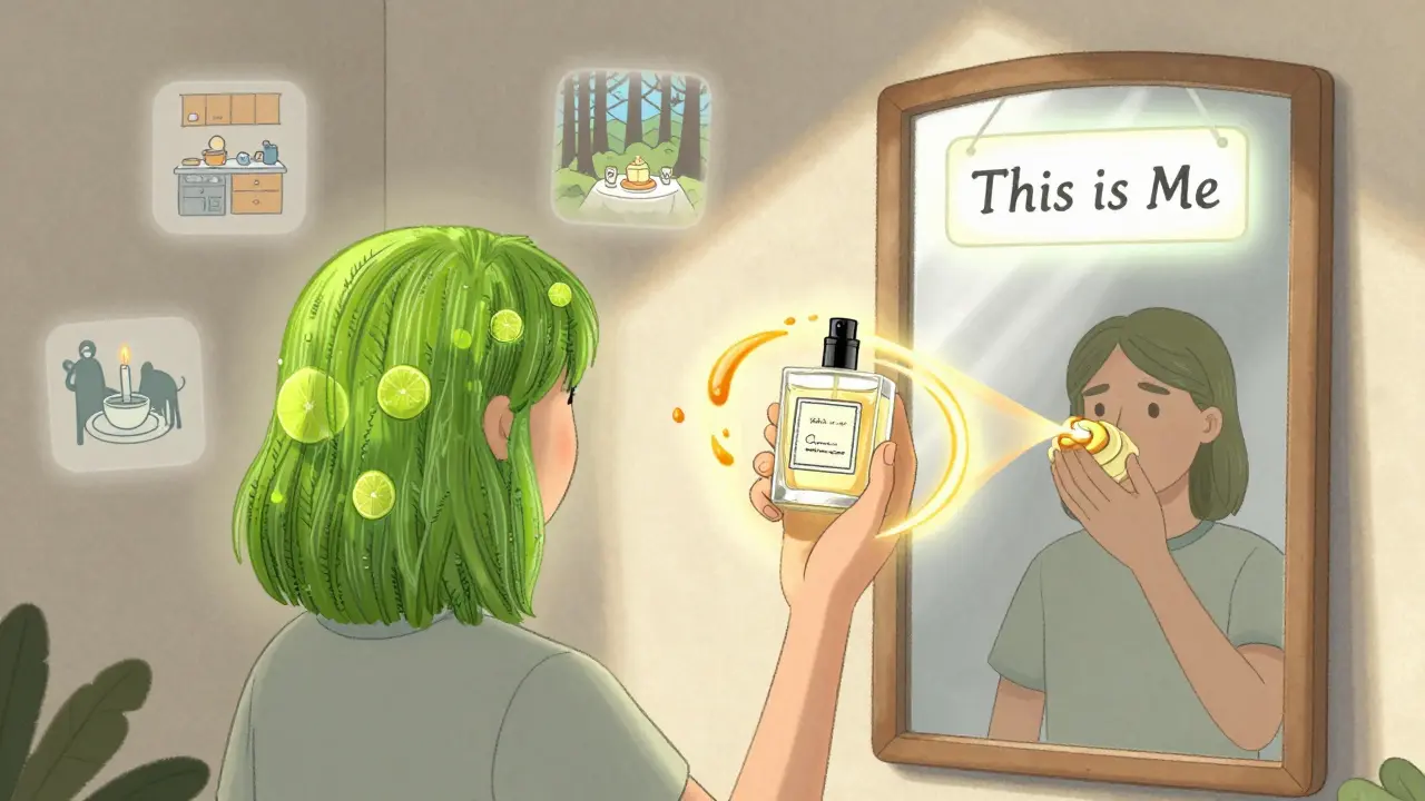 Человек с персонализированным ароматом, сочетающим свежесть и гурманские ноты