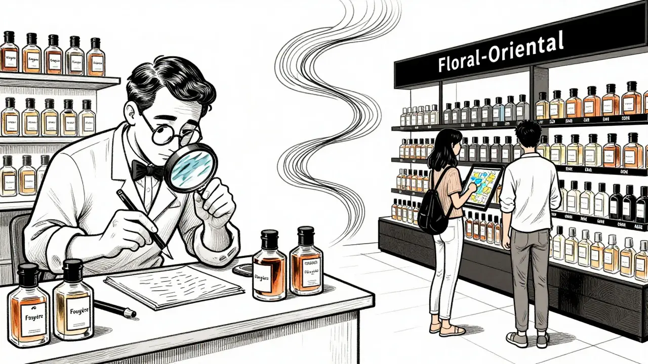 Сравнение старой французской и современной системы классификации парфюмов