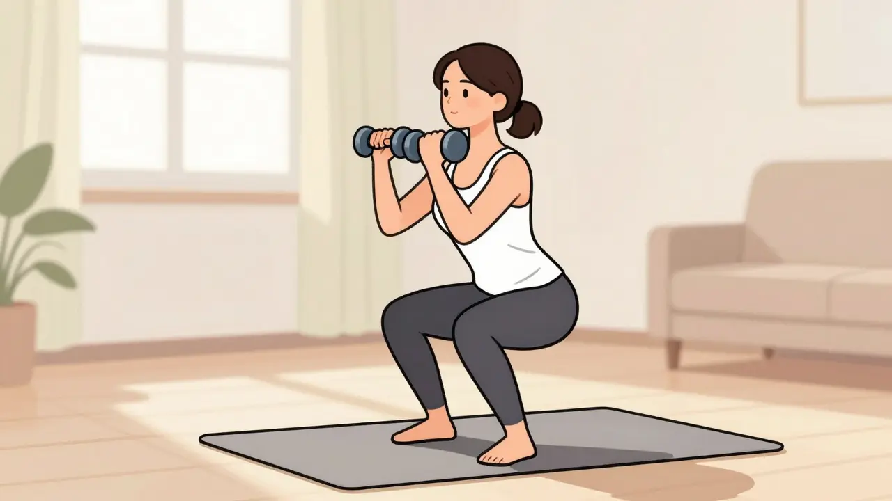 Женская программа с гантелями дома: план на 3 дня без зала