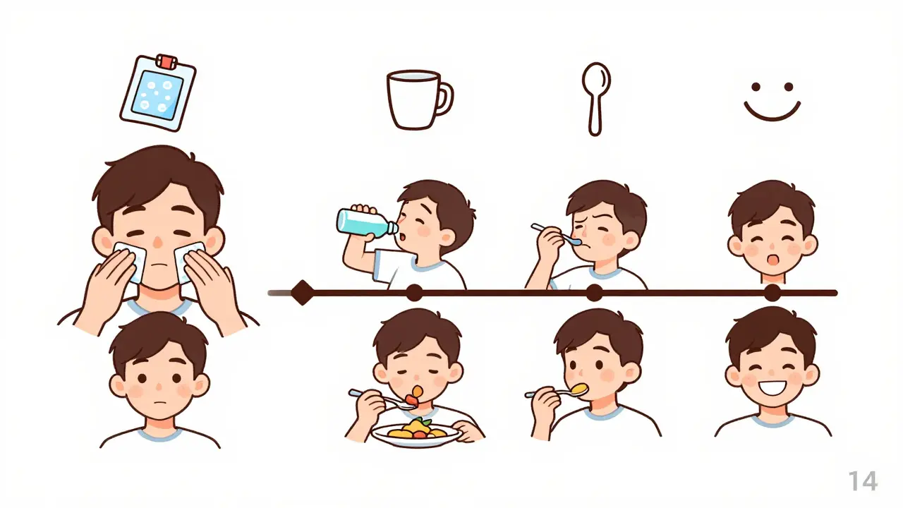 Постепенное восстановление после удаления зуба мудрости: лед, полоскание, мягкая еда, улыбка.