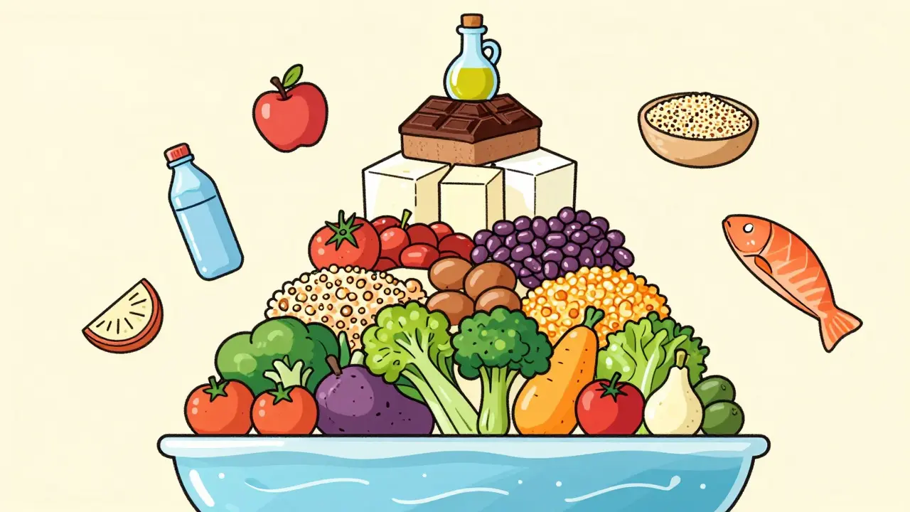 Пирамида питания: как правильно распределять продукты в недельном рационе