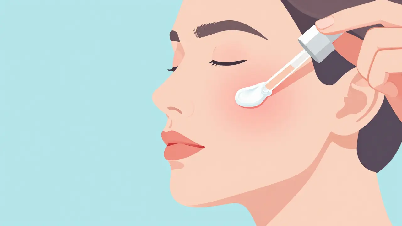 Применение успокаивающего крема после микронидлинга