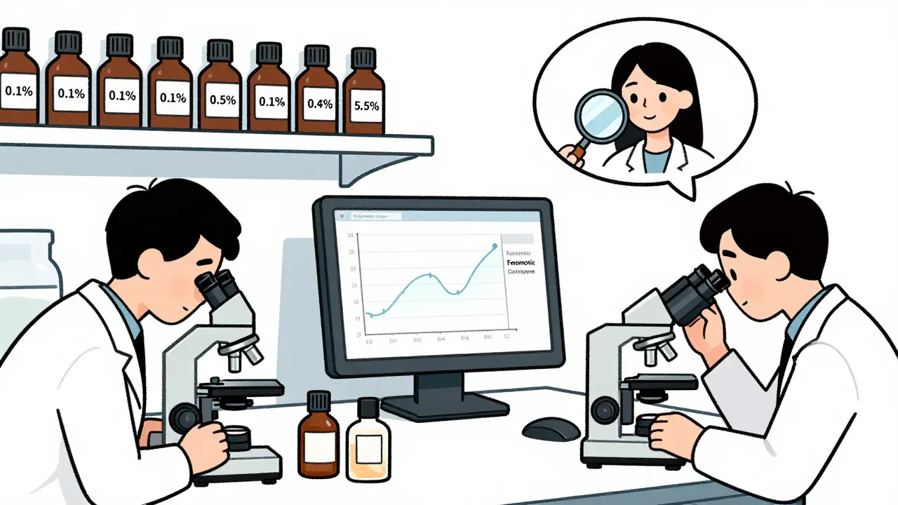 Лаборатория с учёными, анализирующими парфюм, на экране — лёгкие гормональные колебания, акцент на точности, а не магии.