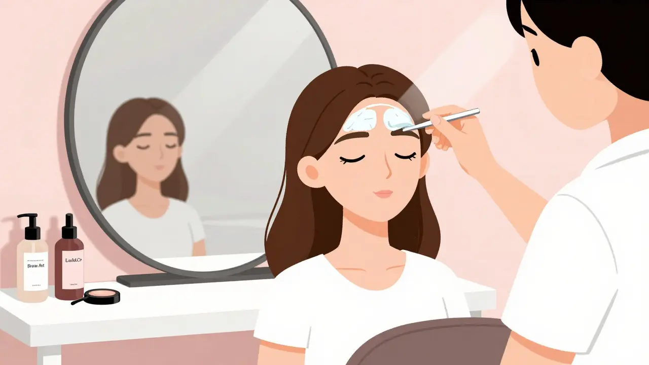 Ламинирование бровей: что это, как делается и сколько держится