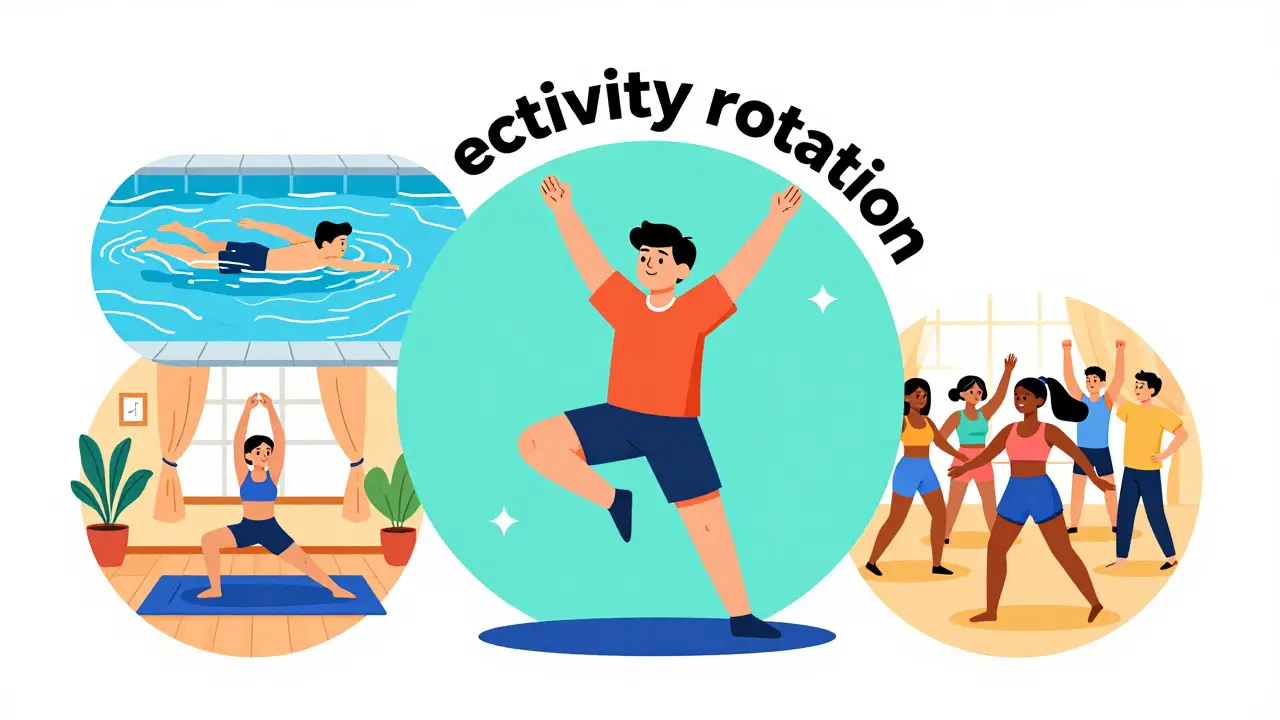 Разнообразие видов спорта: плавание, йога и танцы для поддержания интереса