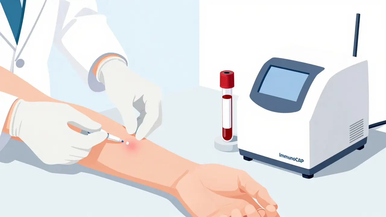 Сравнение кожных проб на предплечье и лабораторного анализа крови в пробирке